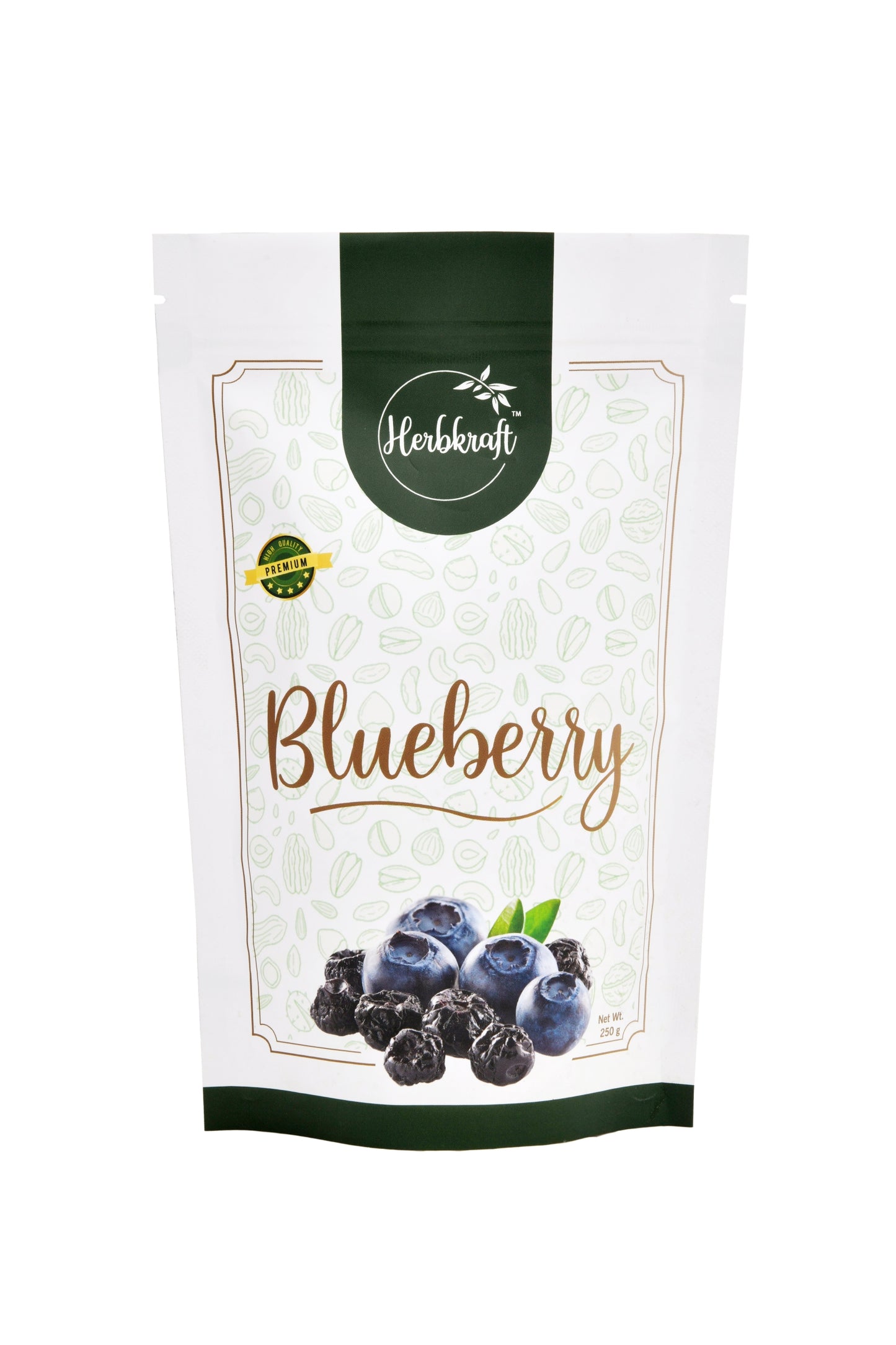 Herbkraft Dried Blueberries 250GM