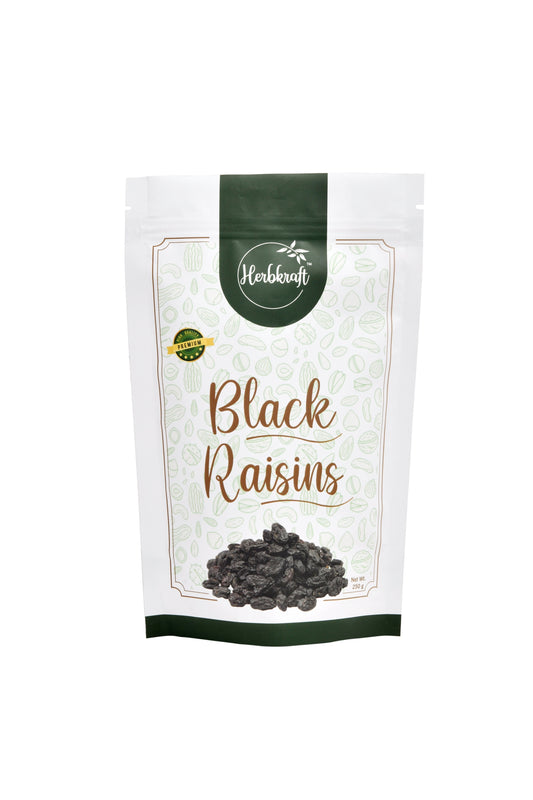 Herbkraft Dried Black Raisins 250GM