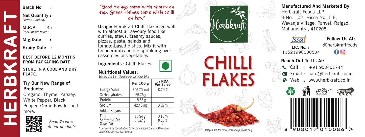 Herbkraft Chilli Flakes