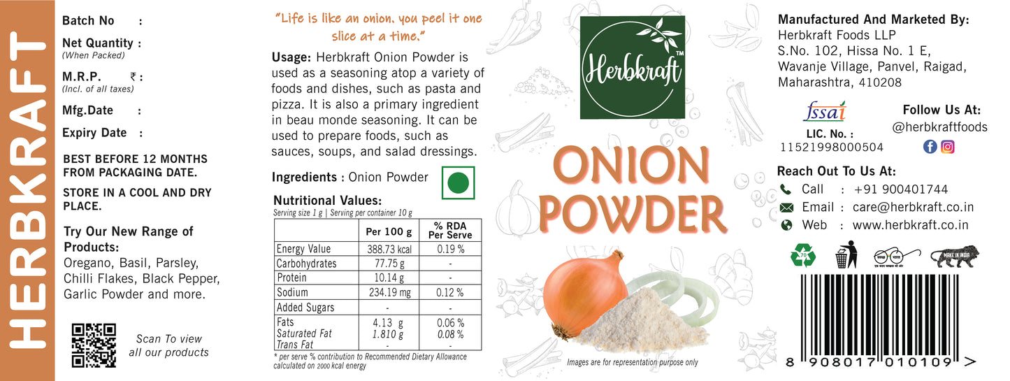 Herbkraft Onion Powder