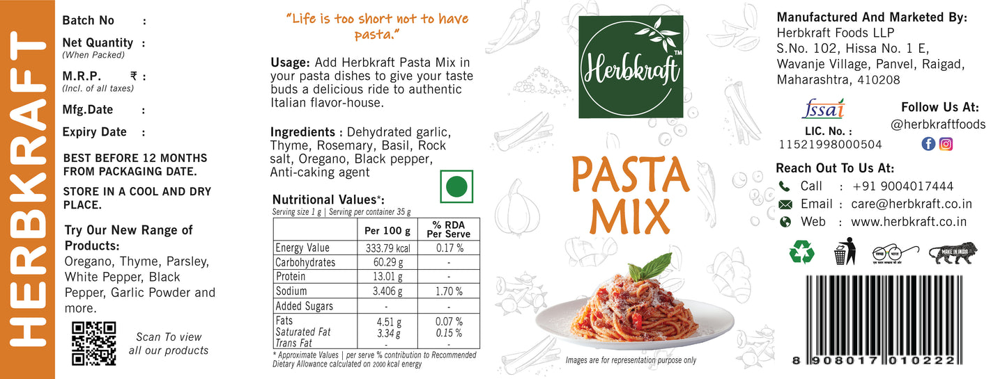Herbkraft Pasta Mix