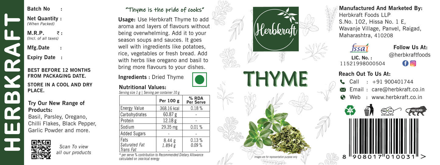 Herbkraft Thyme